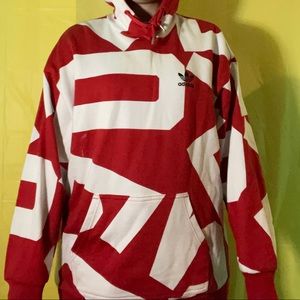Oversized all over print Adidas sweatshirt